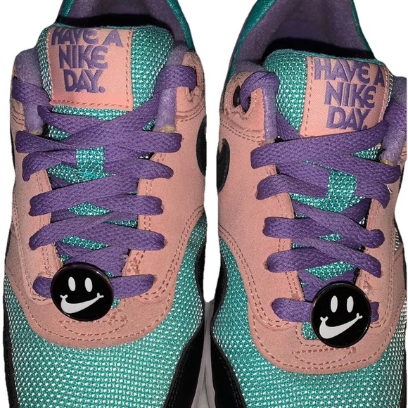 LIMITED EDITION NIKE AIR MAX Have A Nike Day Smiley Face Sz 6 Wmns/4.5Y (S291) - Picture 7 of 12